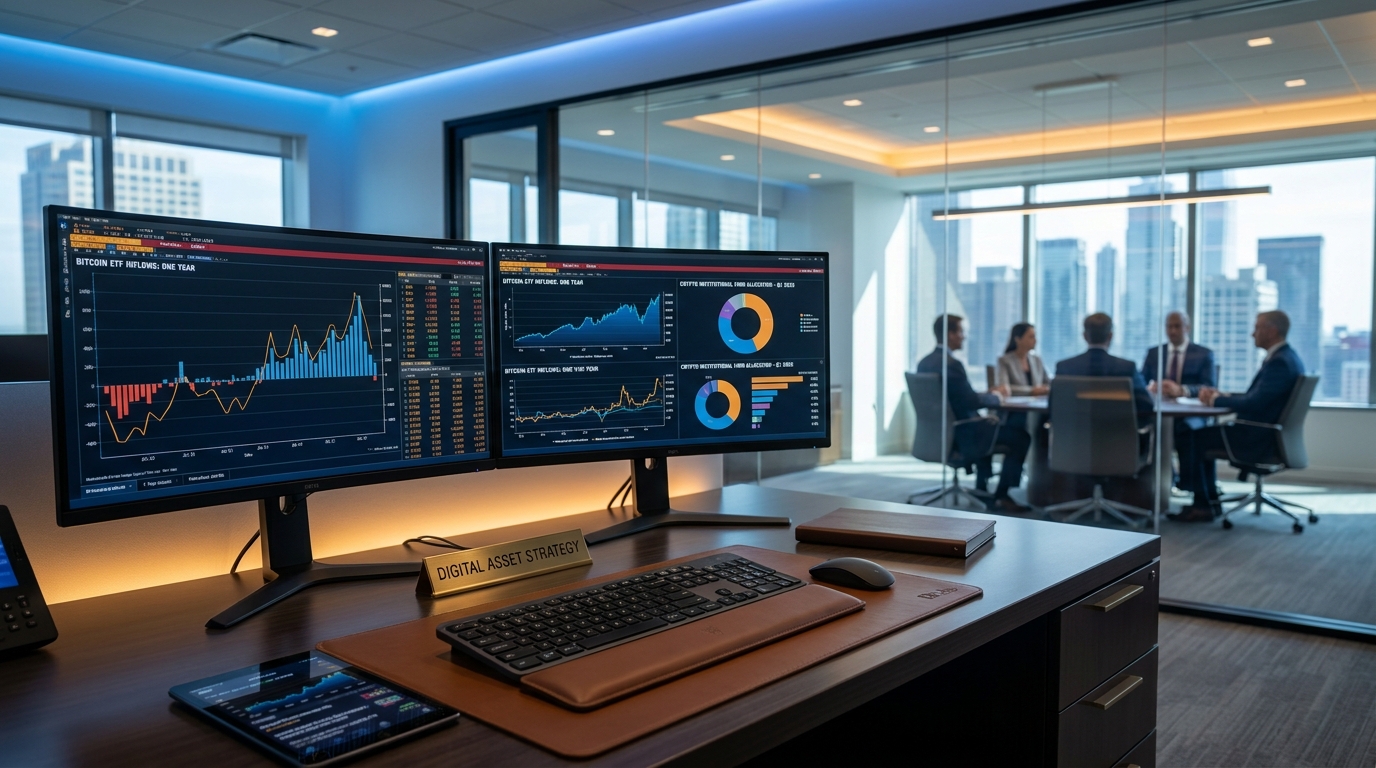 Institutional Bitcoin ETFs: Examining Inflows One-Year Post-Approval